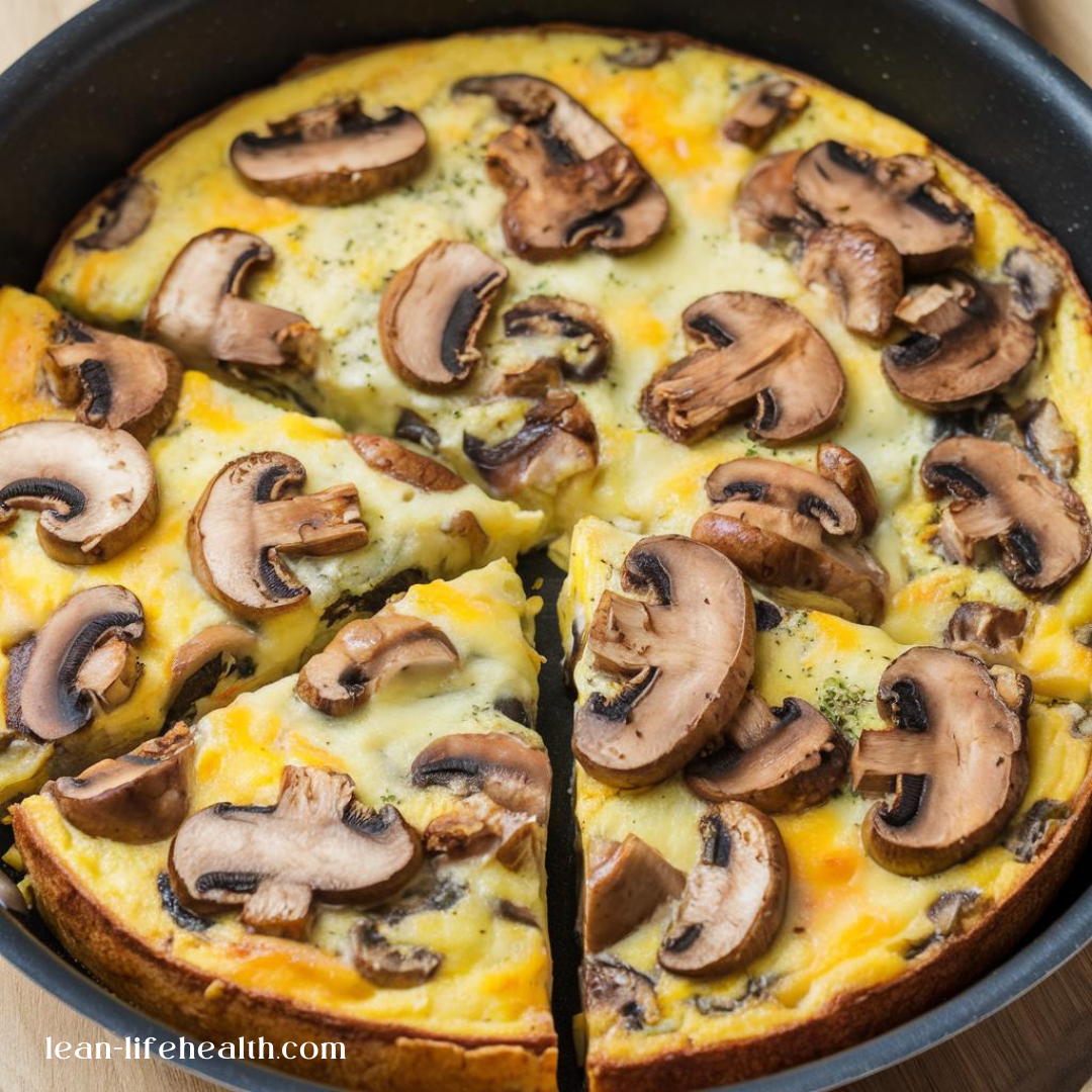 Mushroom and Cheese Frittata