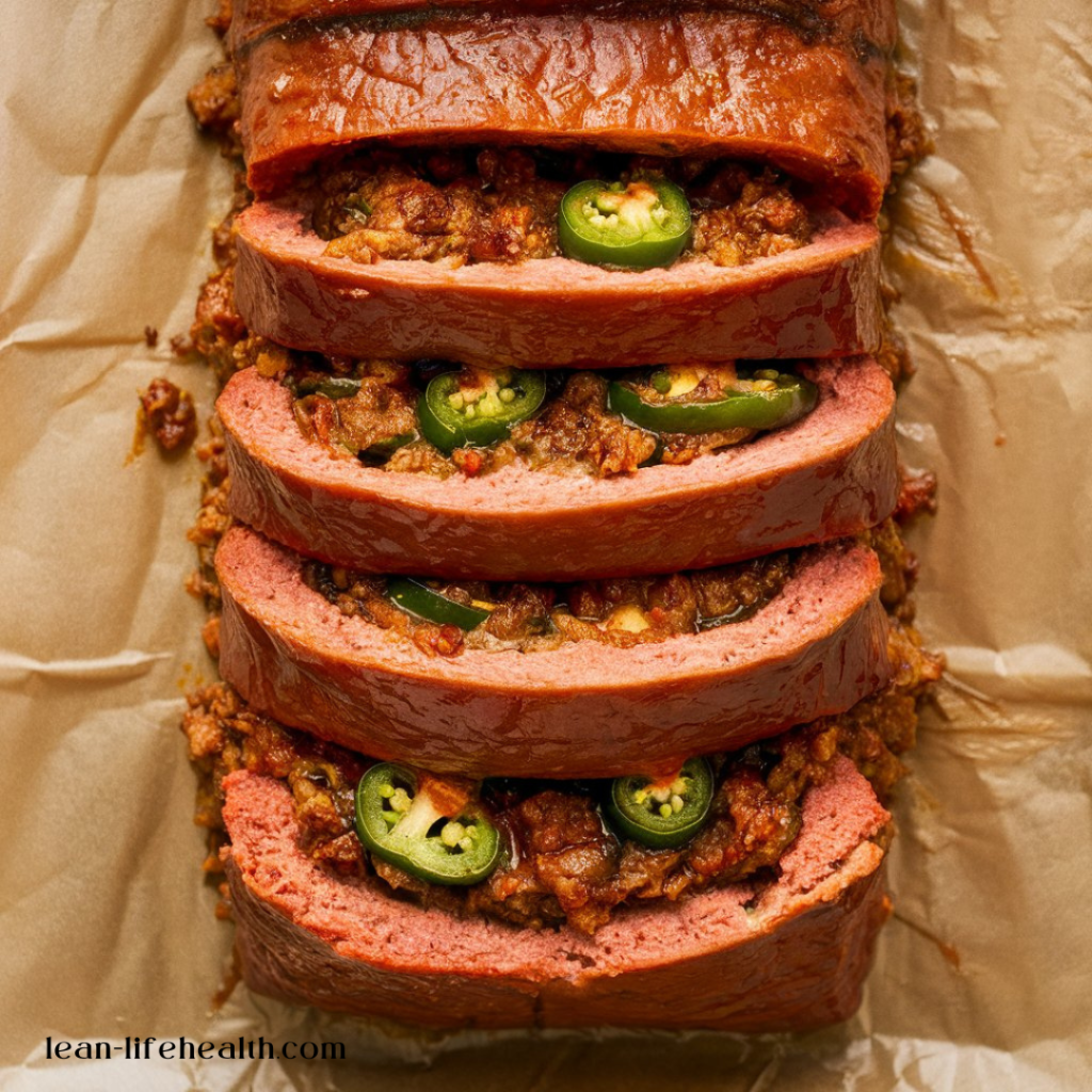 Jalapeño Popper Stuffed Meatloaf