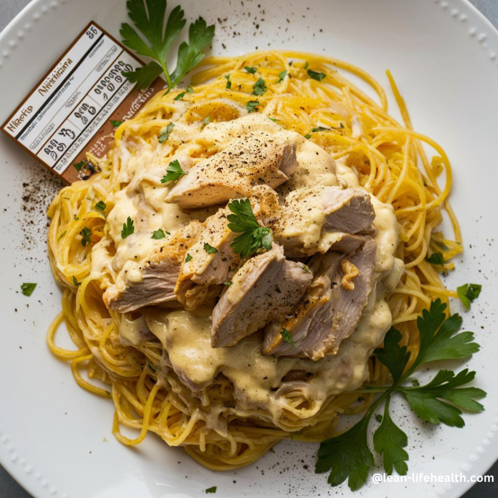  Chicken Alfredo Spaghetti Squash