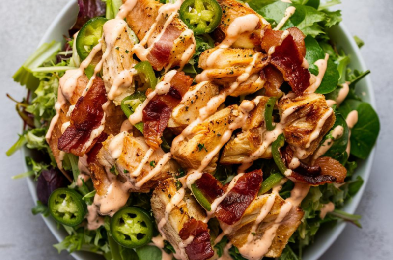 Jalapeño Popper Chicken Salad recipe