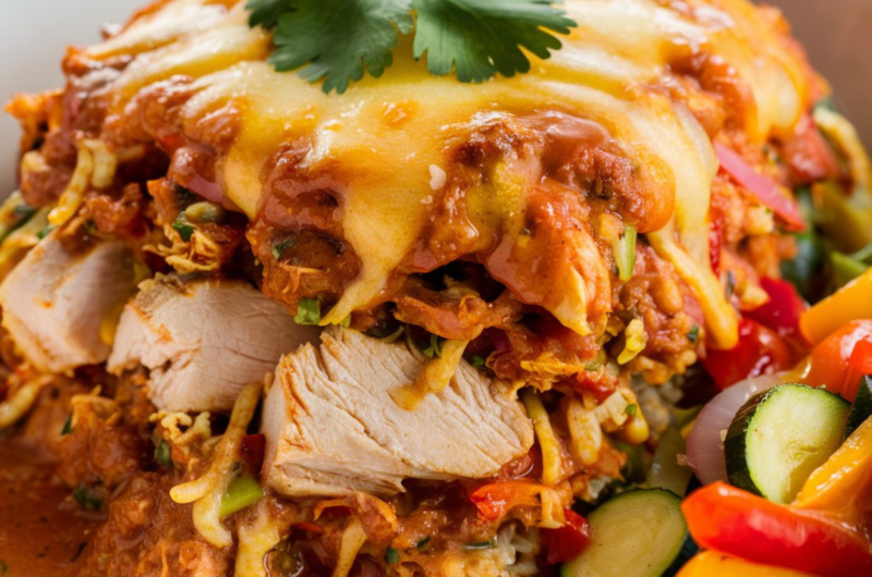 Keto Mexican Chicken Casserole recipe